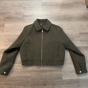 NWOT - ZARA soft cropped jacket
